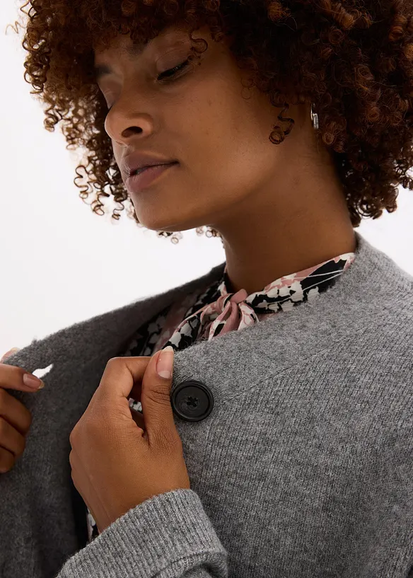 Gilet en maille avec ceinture, bonprix