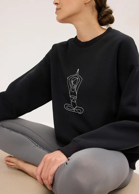 Sweat technique, oversize et thermique, séchage rapide, bonprix