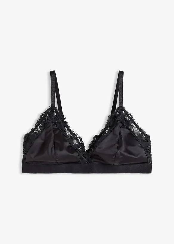 Soutien-gorge bralette en matière brillante, bonprix