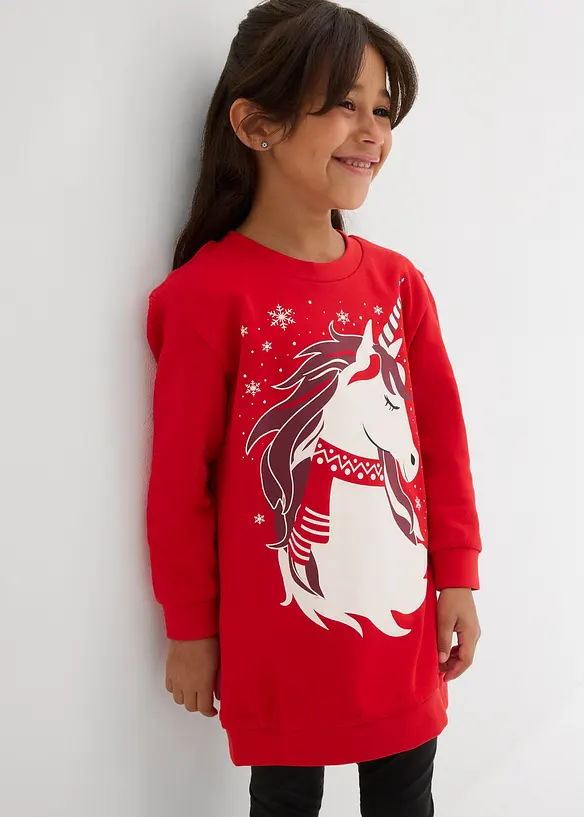 Robe en molleton 100% coton, bonprix