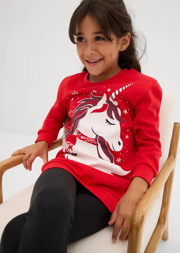 Robe en molleton 100% coton, bonprix