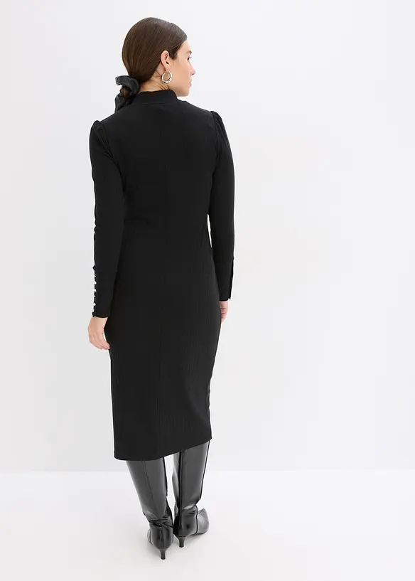Robe en jersey côtelé, bonprix
