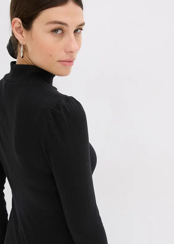 Robe en jersey côtelé, bonprix