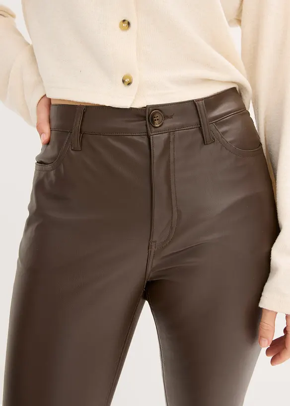 Pantalon enduit, bonprix