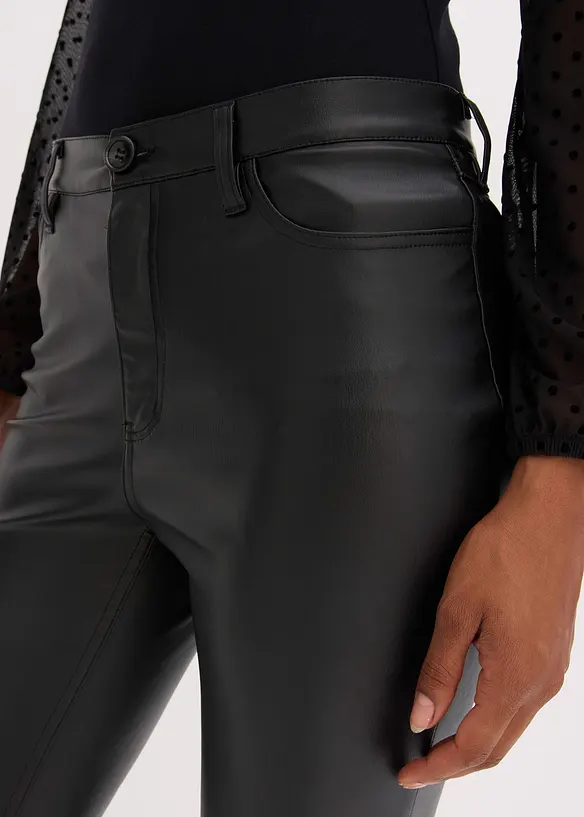 Pantalon enduit, bonprix