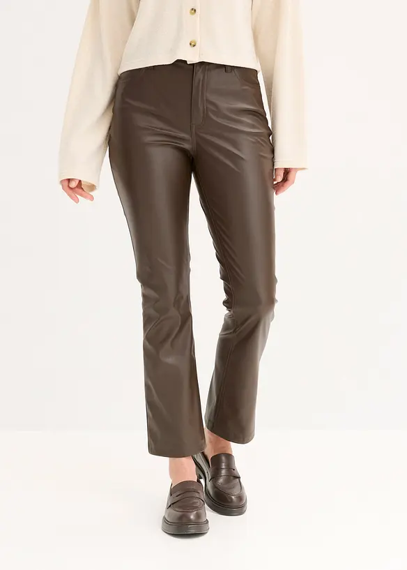 Pantalon enduit, bonprix
