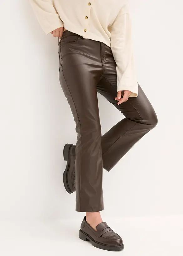 Pantalon enduit, bonprix