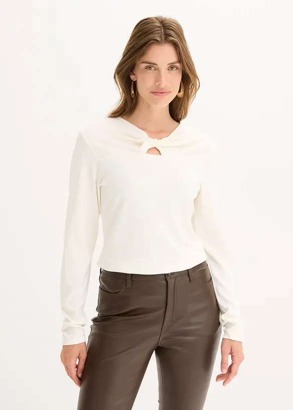 T-shirt côtelé, bonprix