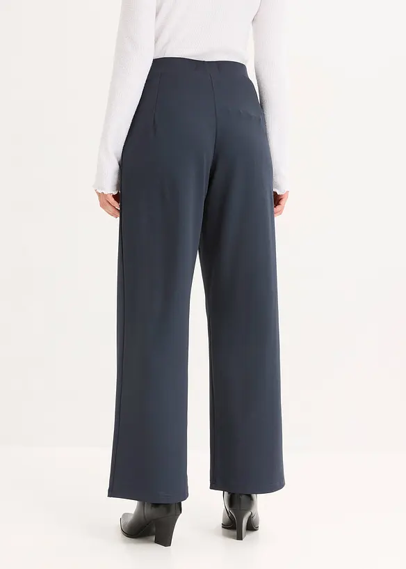 Pantalon en jersey à taille élastiquée, bonprix