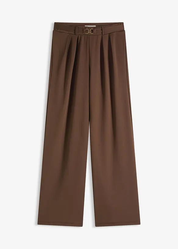 Pantalon en jersey à taille élastiquée, bonprix