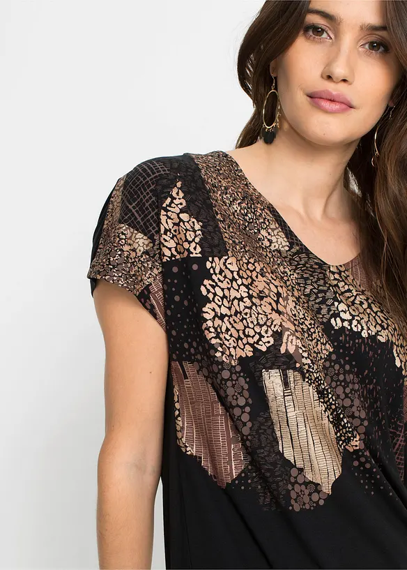 T-shirt doux en viscose extensible, bonprix