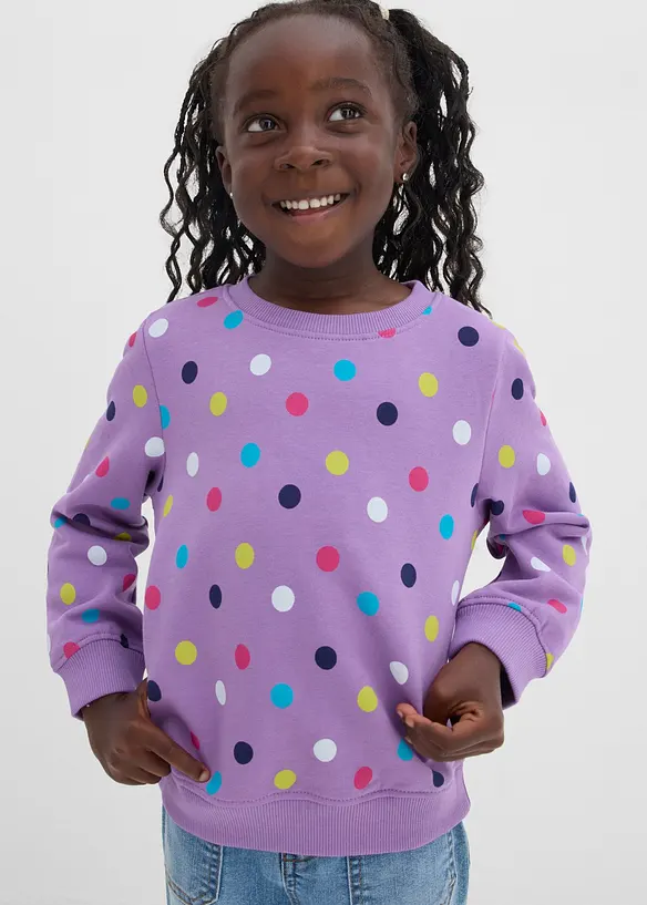 Lot de 2 sweats 100% coton, bonprix