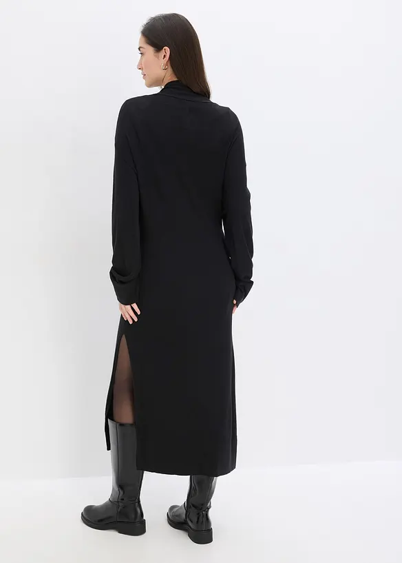 Long gilet en maille douce, viscose majoritaire, bonprix