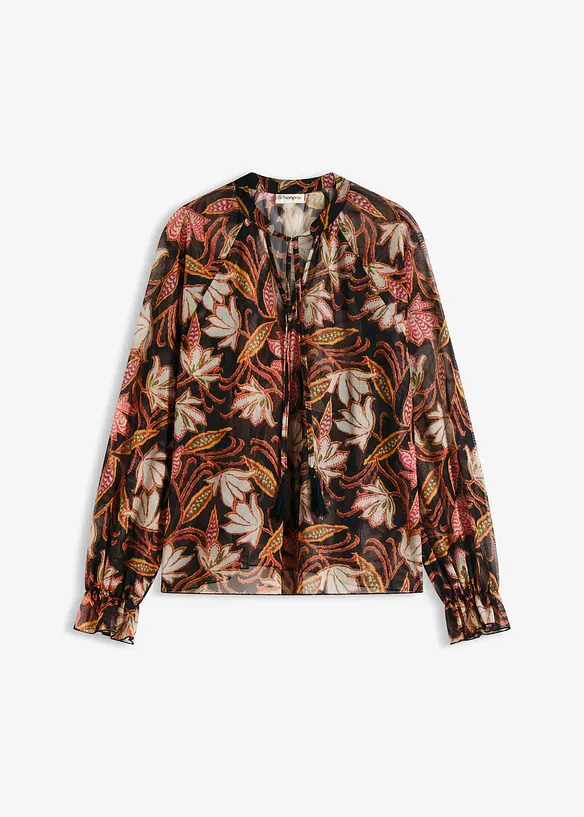 T-shirt tunique en mesh, bonprix