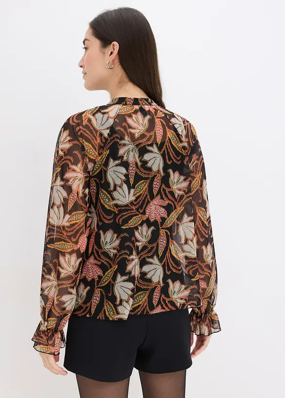 T-shirt tunique en mesh, bonprix