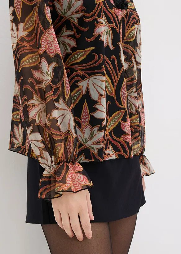 T-shirt tunique en mesh, bonprix