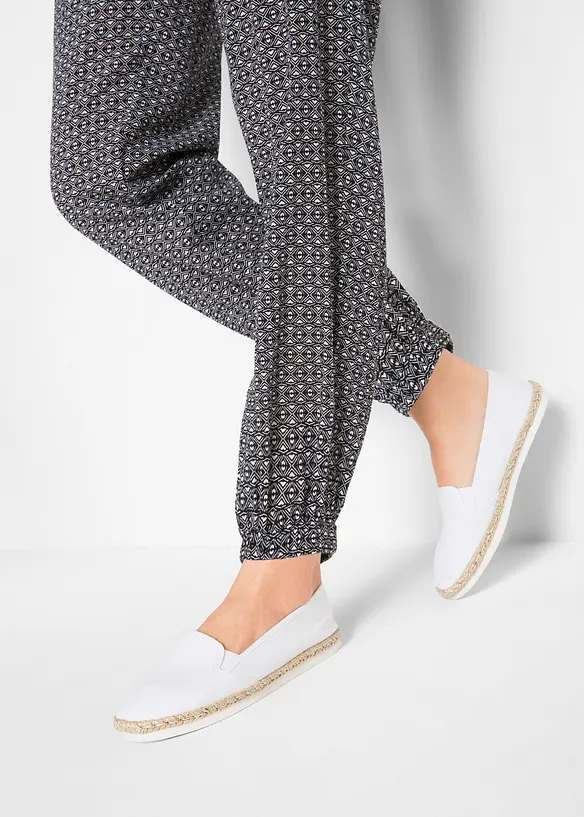 Pantalon sarouel froissé, bonprix