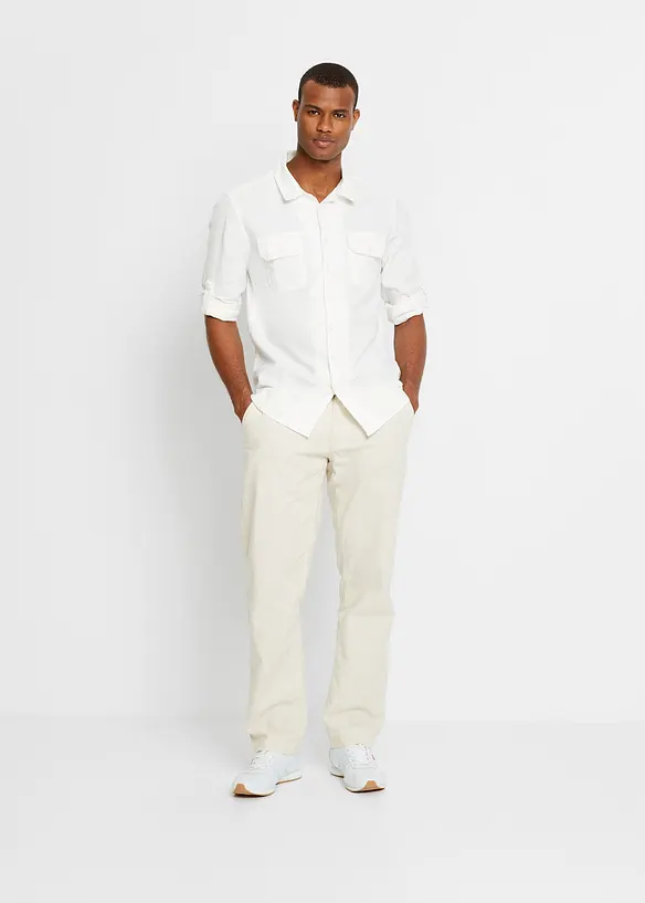 Chemise en lin majoritaire, bonprix