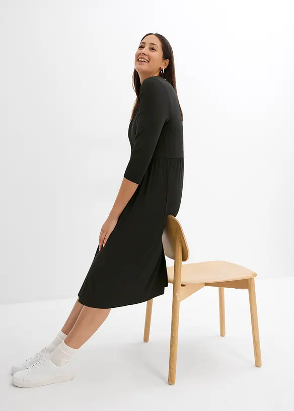 Robe midi en jersey coton, bonprix