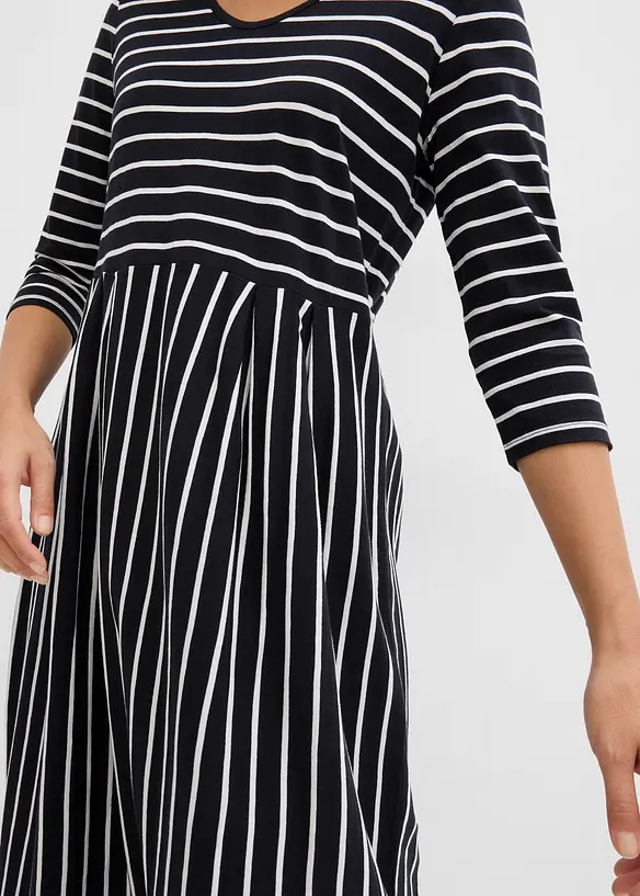 Robe midi en jersey coton, bonprix