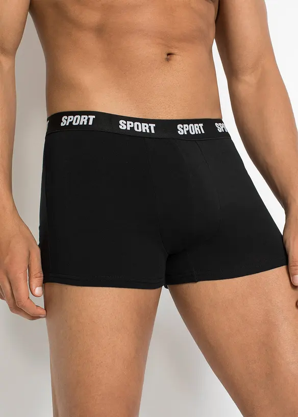Lot de 3 boxers coton, bonprix