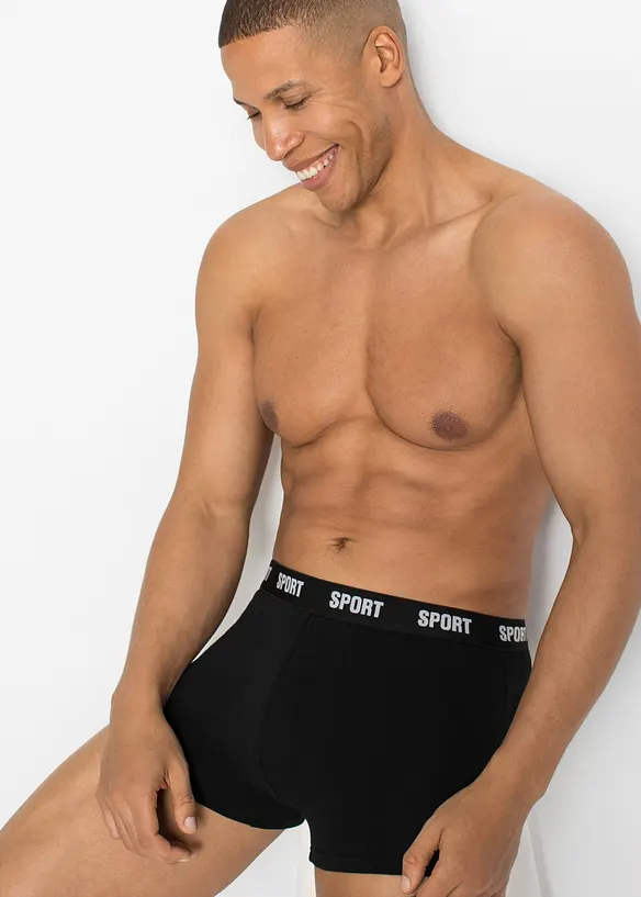 Lot de 3 boxers coton, bonprix