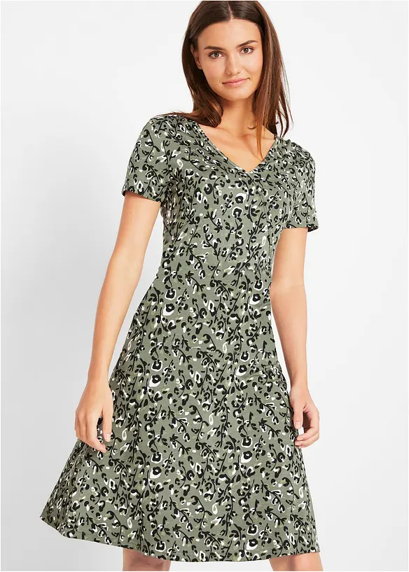 Robe fluide en jersey viscose, bonprix