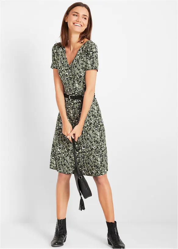 Robe fluide en jersey viscose, bonprix