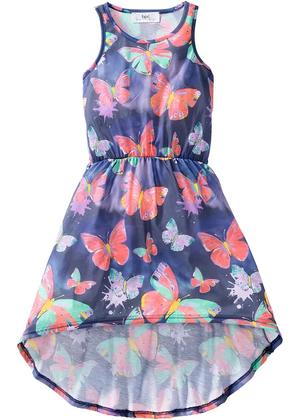 Robe en jersey, plus longue derrière, bonprix