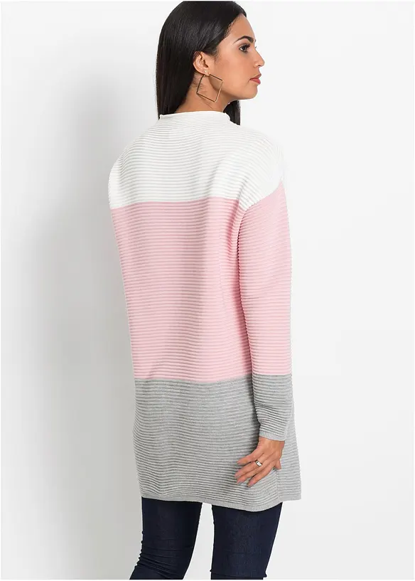 Pull long à rayures, bonprix