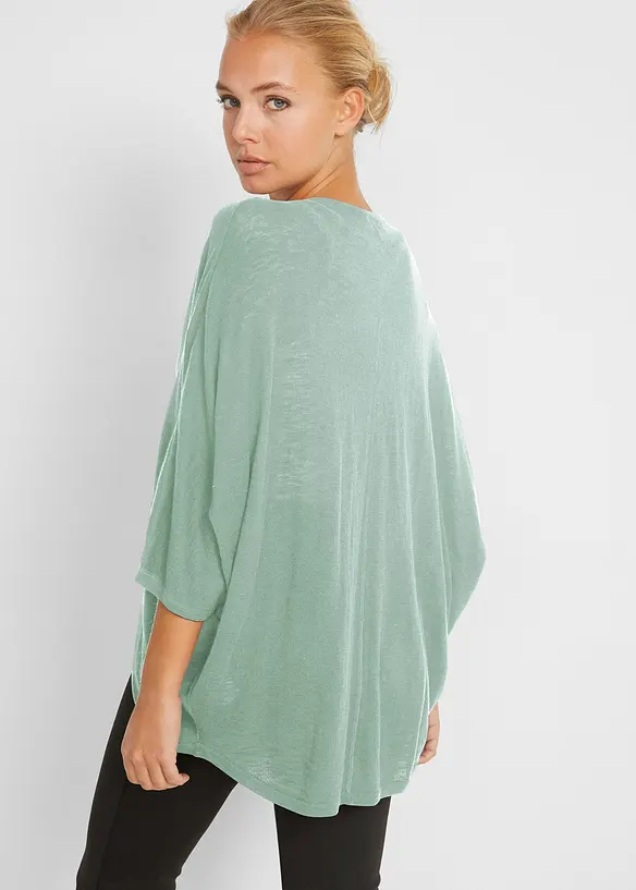 Gilet en fine maille 100% coton, bonprix