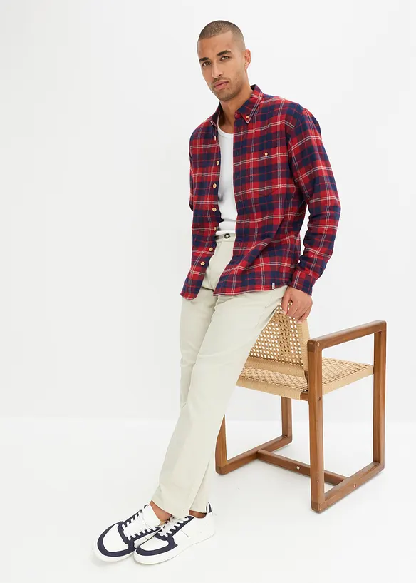 Chemise en flanelle avec doublure polaire, bonprix