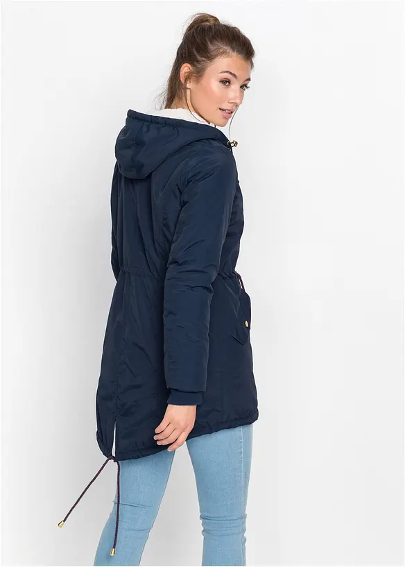 Parka avec doublure peluche, bonprix