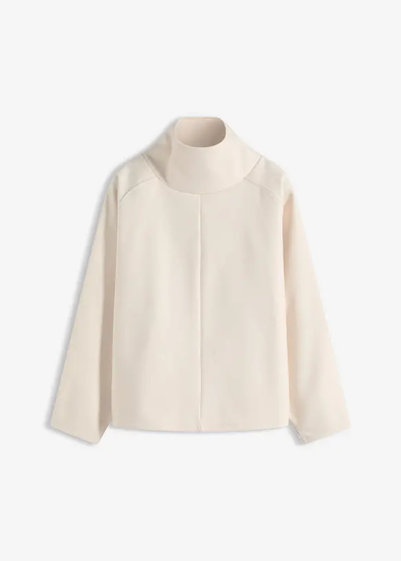 Pull col boule, bonprix