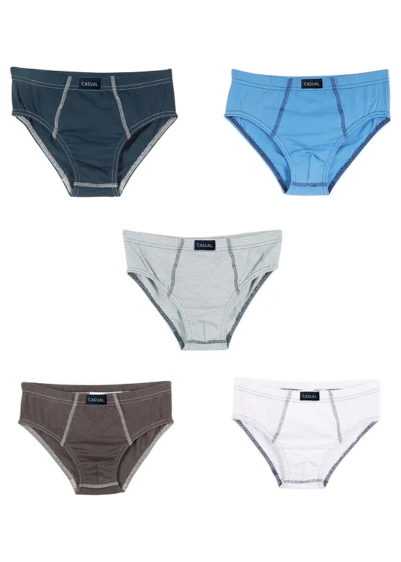 Lot de 5 slips doux, bonprix