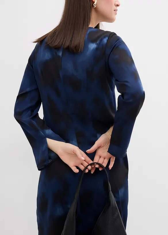 Robe midi en satin, bonprix