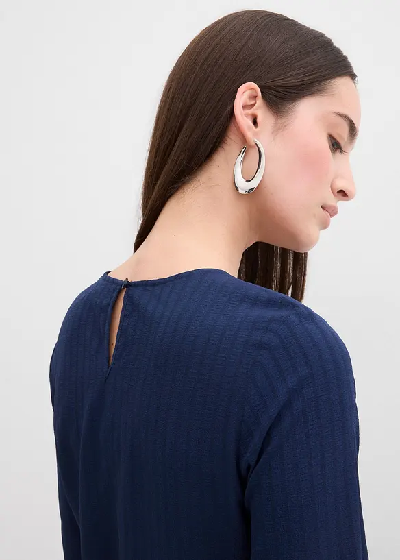 Robe courte et texturée, bonprix