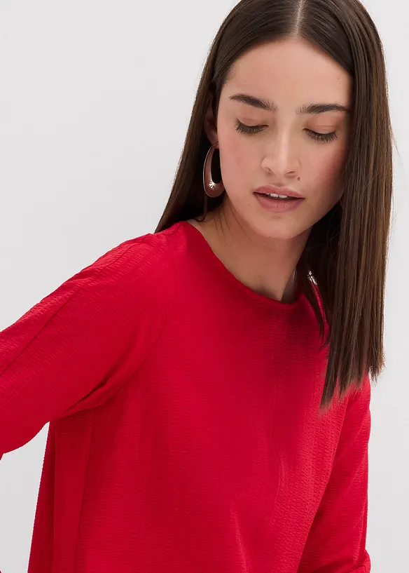 Robe courte et texturée, bonprix