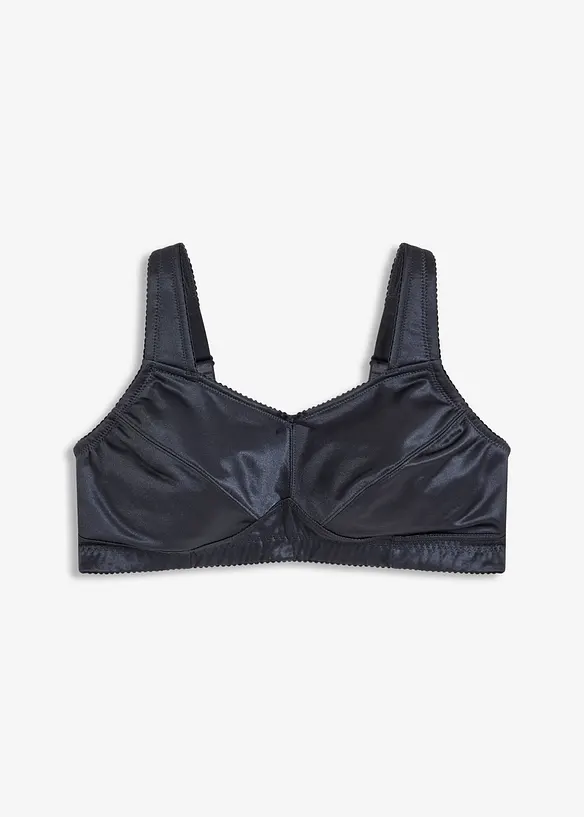 Soutien-gorge grand maintien sans armatures en polyamide brillant, bretelles rembourrées, bonprix