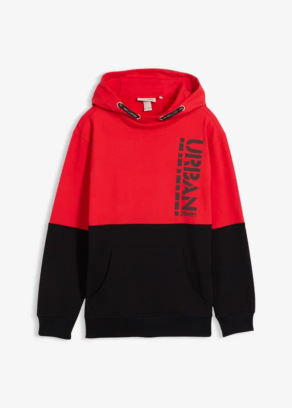 Sweat &agrave; capuche 100% coton, bonprix