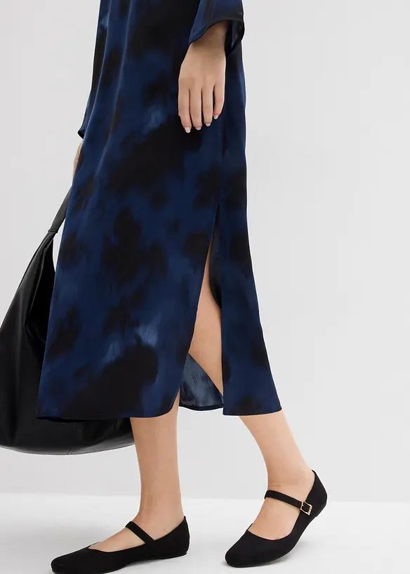 Robe midi en satin, bonprix