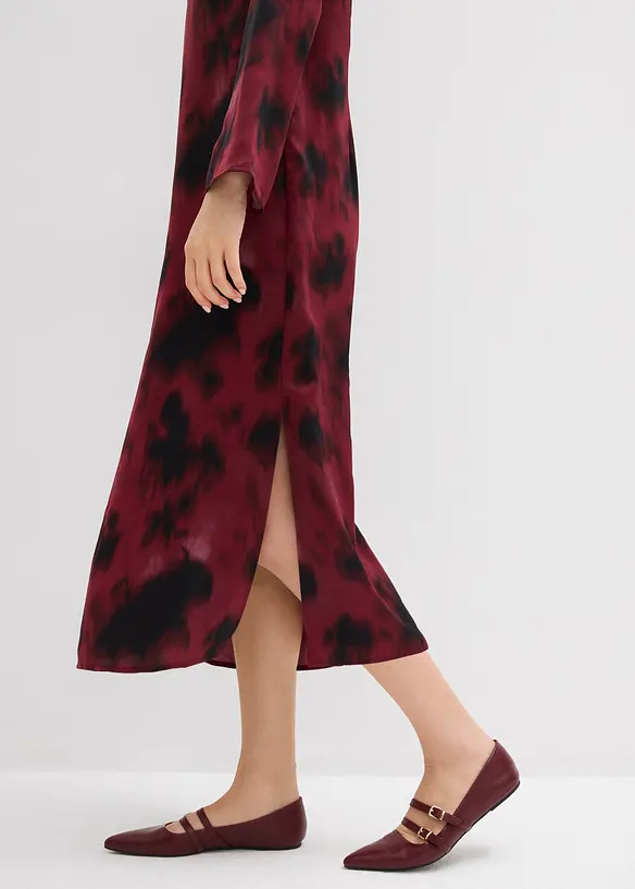 Robe midi en satin, bonprix