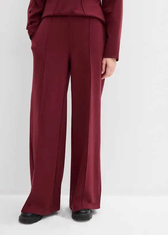 Pantalon en Punto di Roma, bonprix