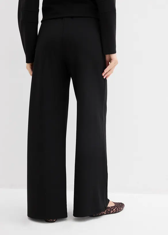 Pantalon en Punto di Roma, bonprix