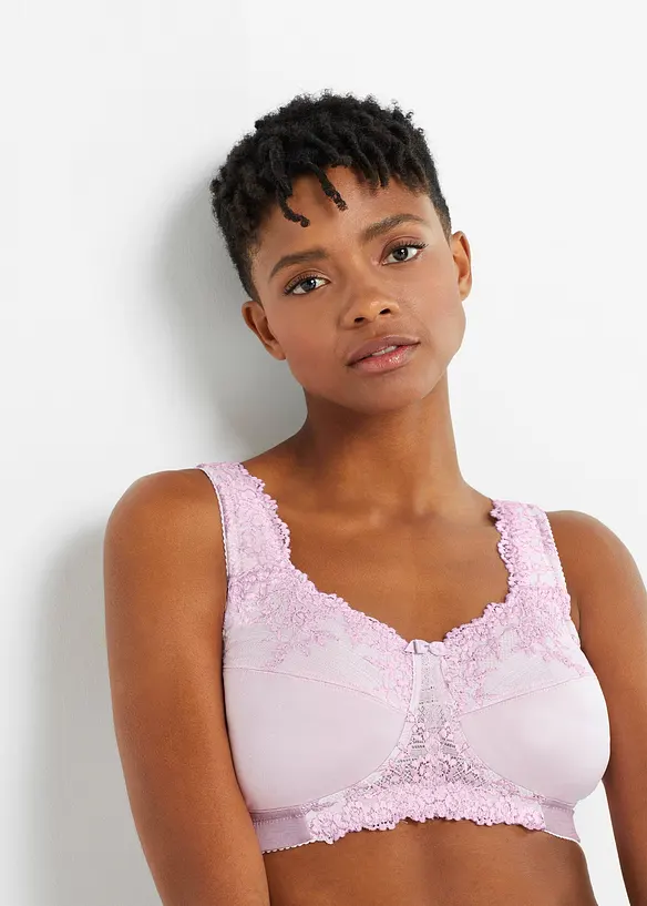 Soutien-gorge grand maintien sans armatures avec bretelles rembourrées, bonprix