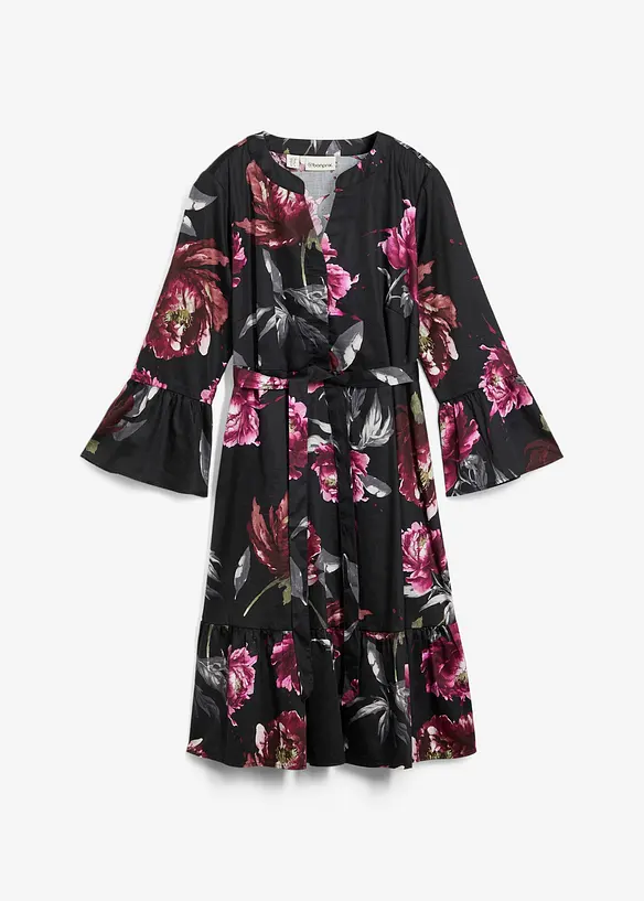 Robe de grossesse et d’allaitement en satin de coton, bonprix