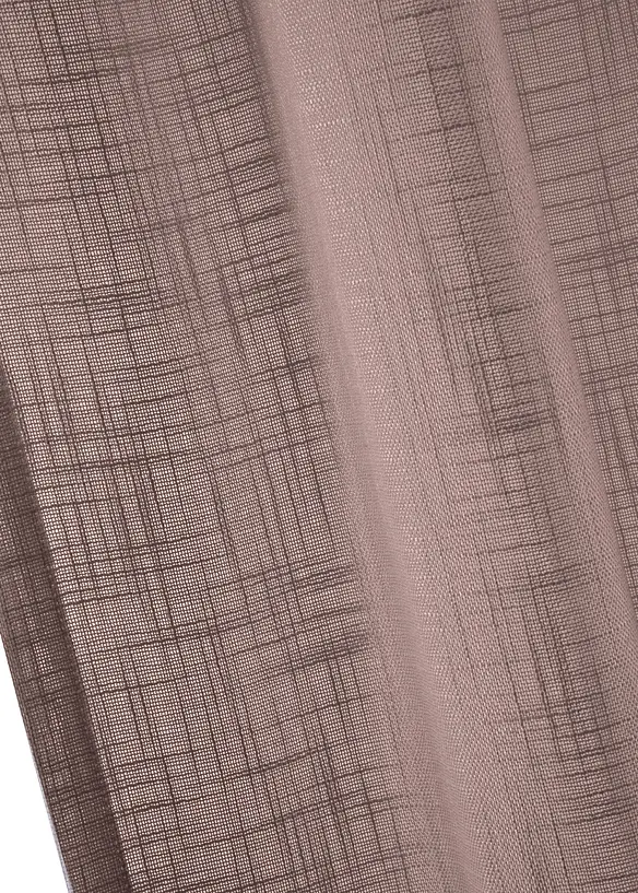 Lot de 2 rideaux panneau texturés, bonprix