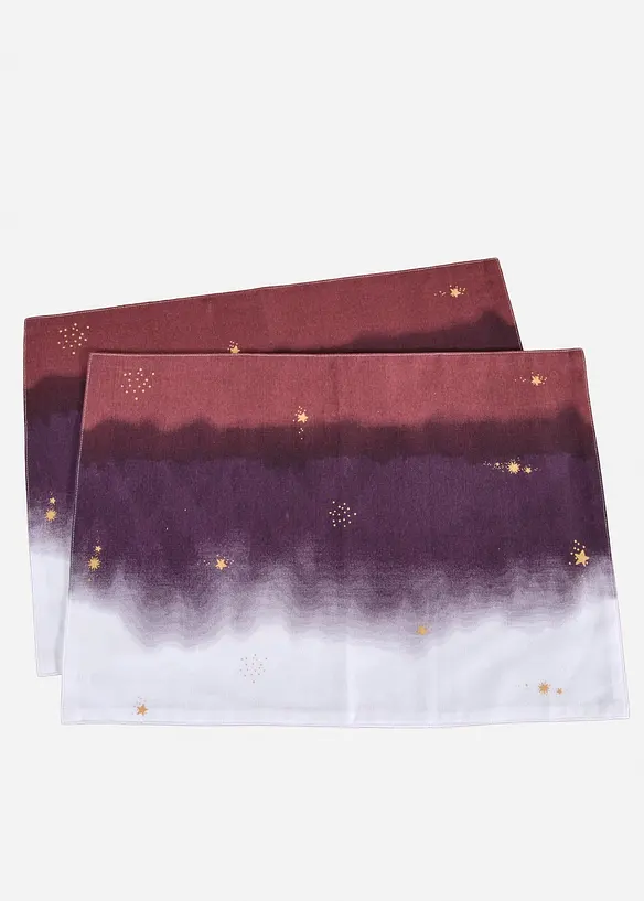 Lot de 2 sets de table, bonprix