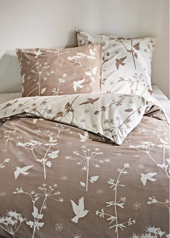 Parure de lit réversible à motif floral, bonprix