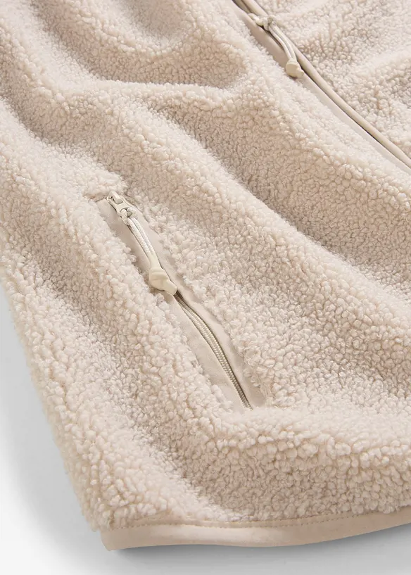 Gilet sans manches de grossesse et de portage en sherpa douillette, bonprix